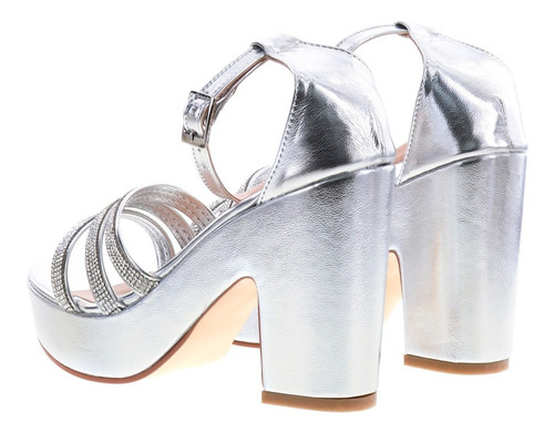 Imagen 4 de 4 de Tacones De Fiesta Para Mujer Con Plataforma Tacón