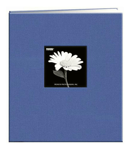 Pioneer 8 1/2 Inch By 11 Inch Postbound Fabric Frame Cover Color Sky Blue