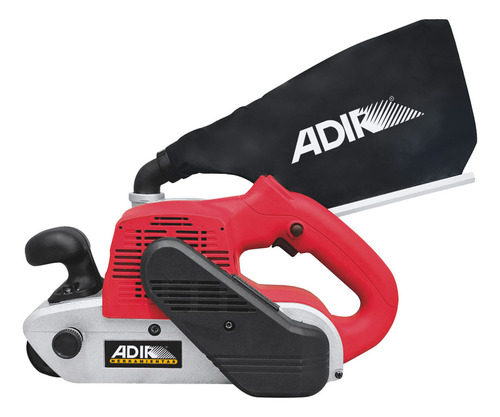 Lijadora De Banda 4x24 PuLG 1200w Industrial Adir 13440 Rojo