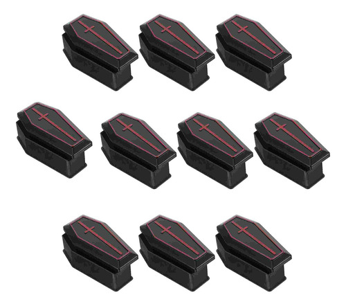 10 Pçs Mini Caixas De Caixão Caixas De Armazenamento De