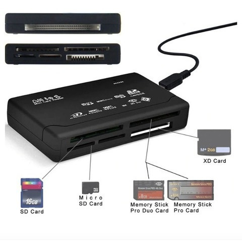Lector De Memorias Todo En Uno Xd Cf Micro Sd Pro Duo Ms