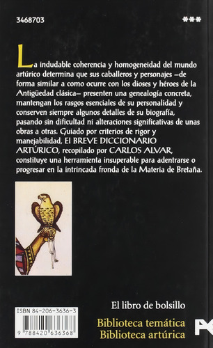 Breve Diccionario Artúrico Carlos Alvar Alianza Editorial