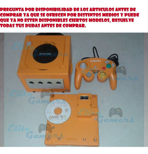 Gamecube Spice Orange, Gb Player Disco Arranque Preg. Disp