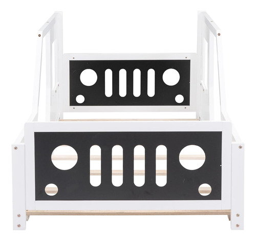 Cama De Plataforma En Forma De Auto De Tamaño Individual Con