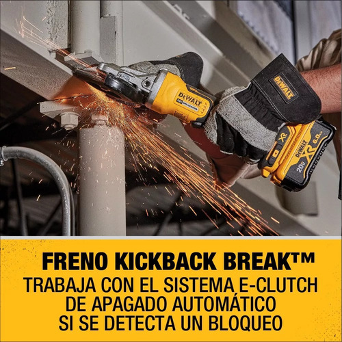 Esmeril Angular 20v Max Xr 4-1/2'' Dcg413b-b2 - Dewalt