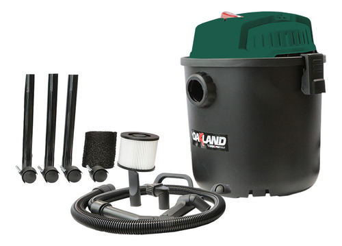 Aspiradora En Seco Y Mojado 10l Succion 17kpa Color Verde