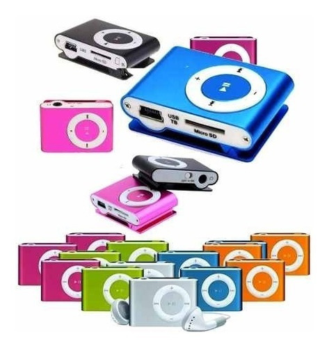Reproductor Mp3 Shuffle Clip Portátil - No Incluye Memoria