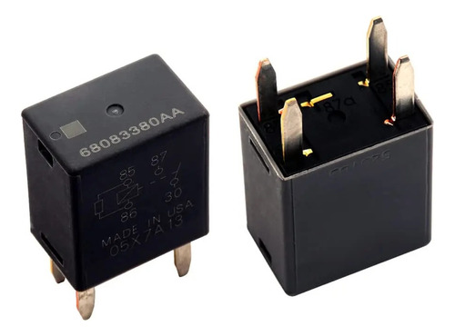 Relé 68083380aa Dc12v 35a, 4 Pines, 2 Unidades