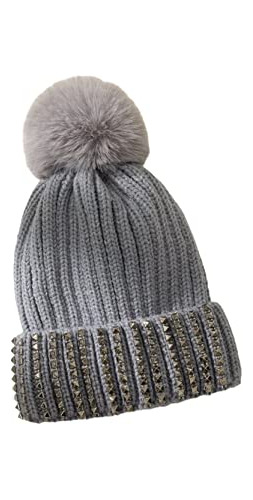 Lavio Gorro De Punto De Invierno Para Mujer Con Perlas Cálid