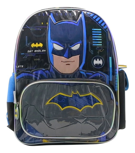 Mochila Batman Superman Liga De La Justicia 18  Espalda Mm24