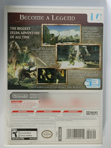 The Legend Of Zelda Twilight Princess - Wii - Sem Encarte
