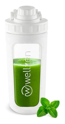 Botella Shaker De Vidrio Wellzen Smart