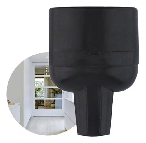 Clavija Contacto Oval Polarizado Hule Pvc Negro 127v 2457