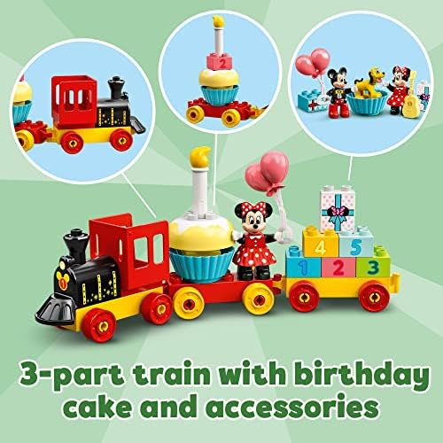 Lego Duplo Tren De Cumpleaños De Mickey Y Minnie Mouse De De