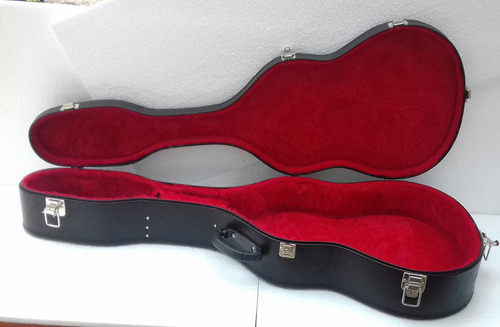 Estojo Hard Cases Para Violão - Modelo Formato Preto