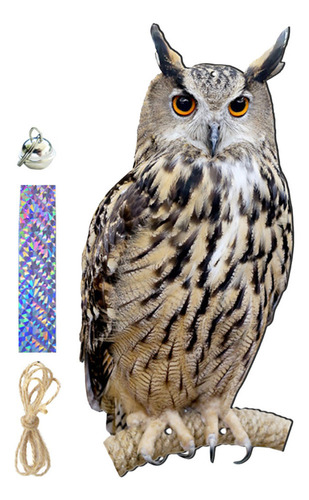 Colgante Con Diseño De Búho Espantapájaros, Búho Señuelo, Pá