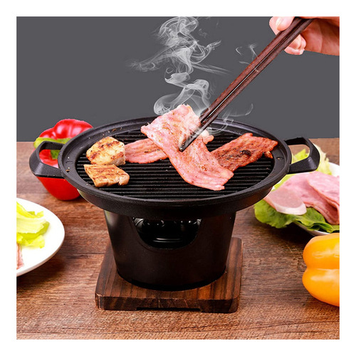 Churrasqueira A Carvão De Aço Inoxidável Coreana Para Churra