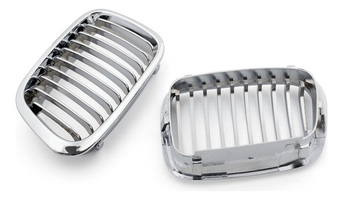 Parrilla Delantera Cromada Para Bmw E46 4d 1998-2001 Serie 3