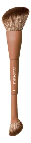 Mascavo Pincel Duplo Multifuncional Angular Pro Series 02 Incolor Marrom-claro