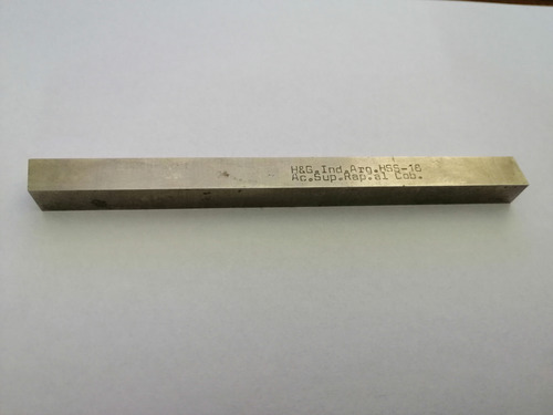 Bit De Acero Rapido Al 18 % Cobalto Hg 7/16 X 6 Cuadrado (Usado)