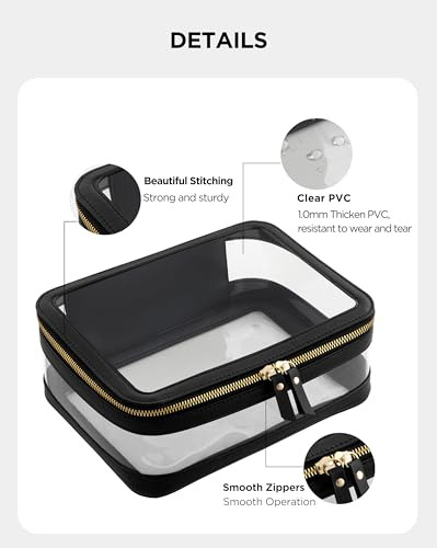 Organizador De Maquillaje Transparente Portátil Viaje Con Es