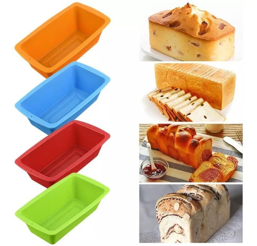 Molde Silicona Para Budín Pan De Molde Budinera Cocina Clic