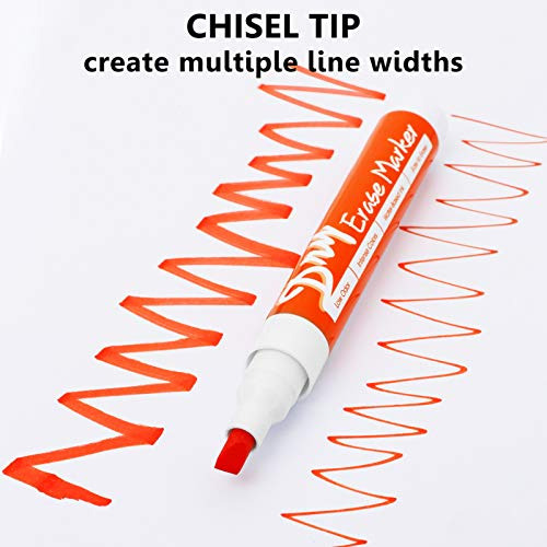 Dry Erase Markers Low Odor Chisel Tip Whiteboard Marker...