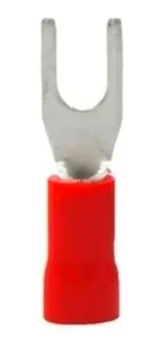 Terminales Horquilla A10 4mm Rojo 0,25 A 1,5mm Lct X