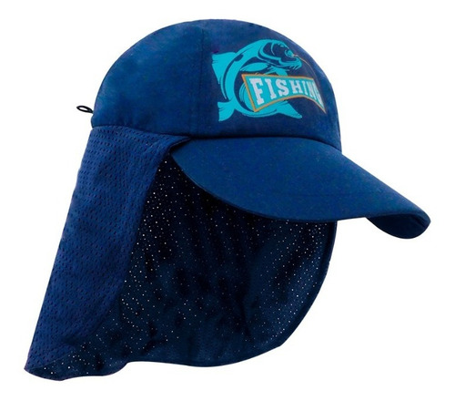 Imagen 1 de 3 de Gorra Wallis Con Faldón Pesca Camping Caceria + Envio