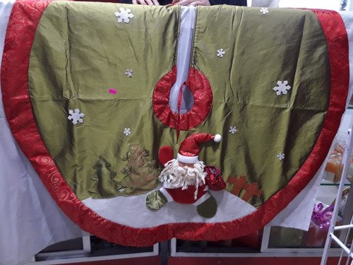 Decoración Adorno Navidad Pie De Arbol De 99cm