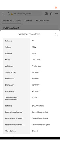 Kits Multimetro Aneng 9205a + Buscapolo Det. Voltaje Mufasha