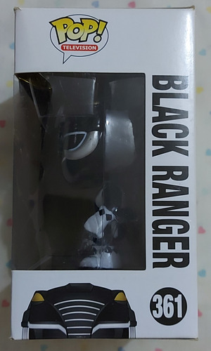 Funko Pop Power Rangers Mighty Morphin Black Ranger #361 (Usado)