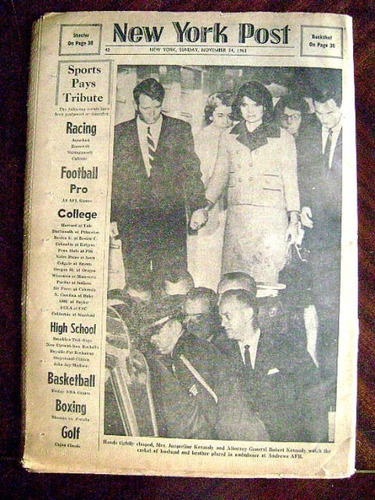 The New York Post, Asesinato De John F. Kennedy Y Despojador