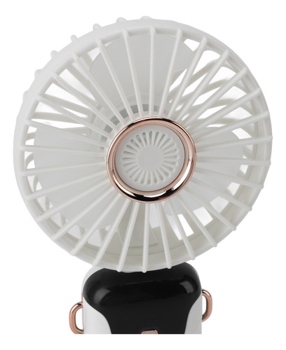 Ventilador Portátil Recargable Con Base De Mano Usb 5 Veloci