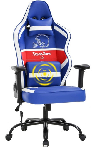 Silla Gamer Grande Ergonomica 500 Lbs Best Office Azul