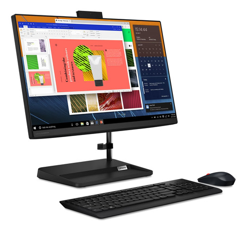 Aio Lenovo 22ada6 Ryzen 5 256gb Ssd 4gb Win11 (slot Sodimm) Color Negro