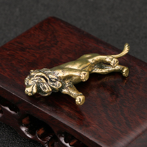 Estatua De León Para Mascota De Té, Decoración Del Hogar,
