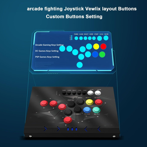 Doyo Arcade Stick Joystick Para El Hogar, Arcade Fighting Pi