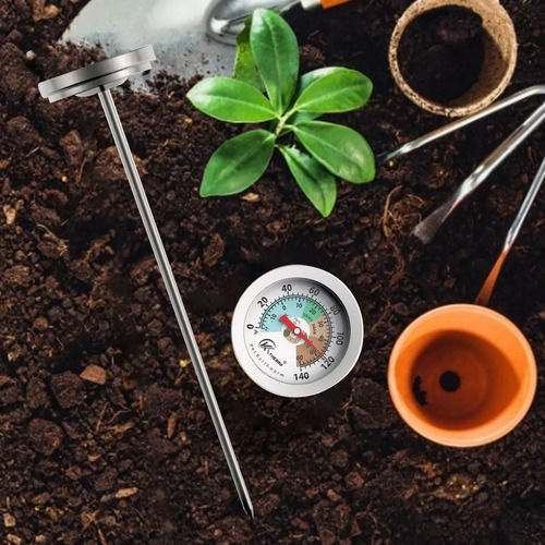 Termómetro De Abono Para Jardinería, Suelo, 2 Piezas