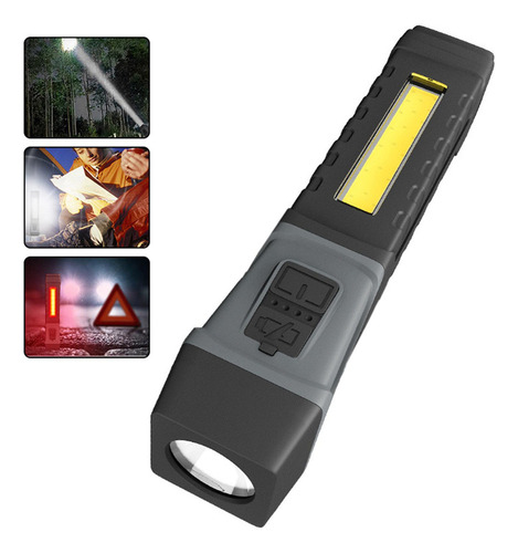 Luz De Trabajo 5 Modos De Iluminación Lámpara De Linterna