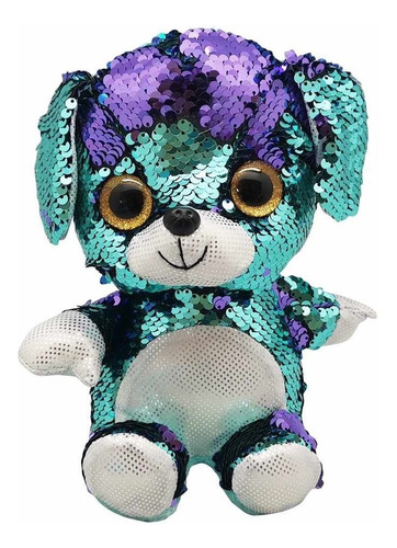 Peluche Funnyland Original Perro Lentejuelas Reversibles
