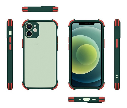Imagen 3 de 7 de Funda Frost Antigolpes Protector Cámara Para Galaxy A52