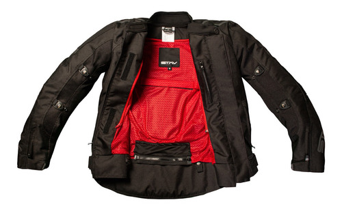 Imagen 7 de 10 de Campera Moto Stav All Seasons Protection Abrassion Control