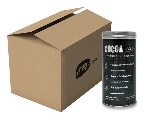 Imagen 1 de 3 de Caja De Cocoa En Polvo Om8