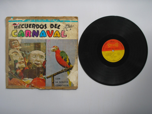 Lp Vinilo La Sonora Cordobesa Recuerdos De Carnaval 1960