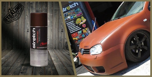 Imagen 3 de 10 de Stretch | Marron X2 | Pintura Removible Mate | Lin Clásica