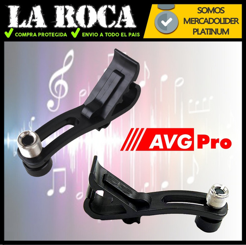 Imagen 5 de 10 de Clamp De Bateria Microfonos Takstar Mh8 La Roca