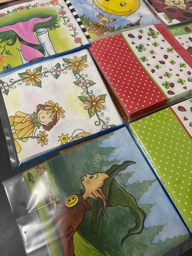 Servilletas Infantiles Alemanas Decoupage X10 Variado