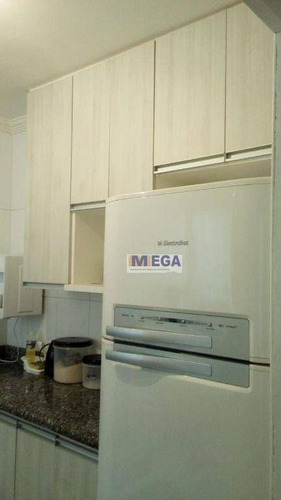 Imagem 1 de 24 de Apartamento Com 2 Dormitórios À Venda, 57 M² Por R$ 220.000,00 - Parque Camélias - Campinas/sp - Ap5219