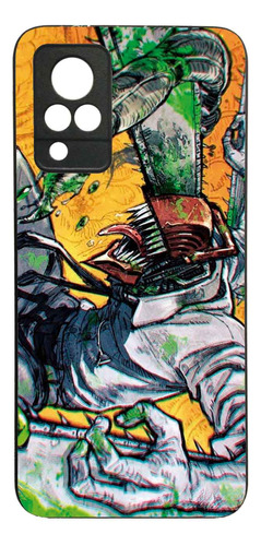 Funda Protector Case Para Vivo V21 5g Chainsaw Man Anime